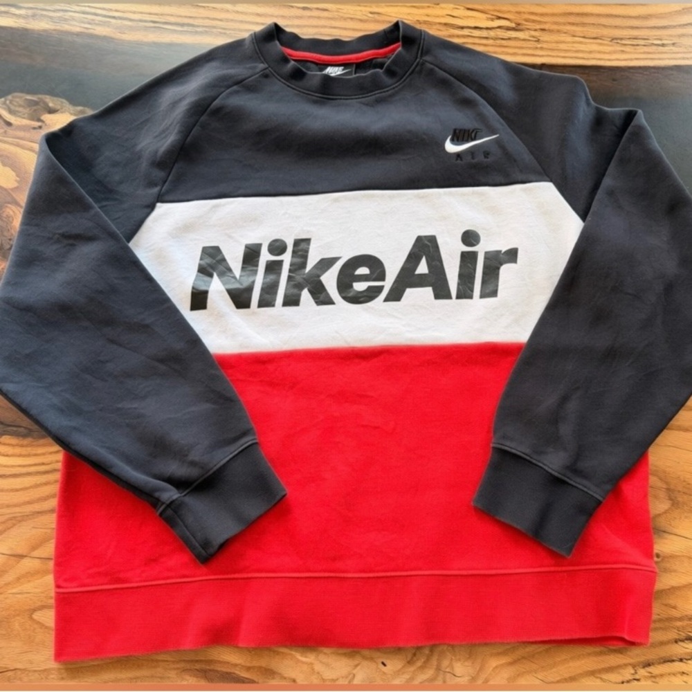 Nike Retro 90’s Color Bloc Pullover Sweatshirt Mens Size Medium
